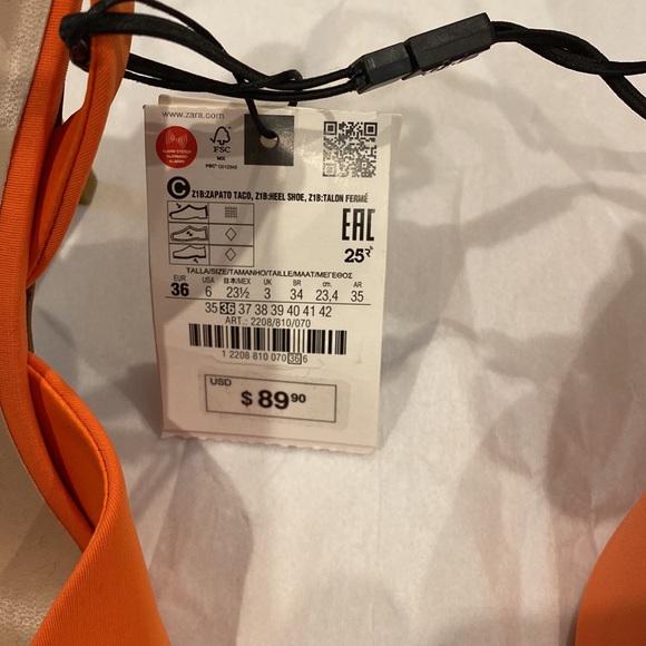 Zara Orange pumps - Picture 4 of 4